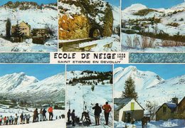 SAINT ETIENNE EN DEVOLUY - Ecole De Neige - Multivues - Saint Etienne En Devoluy