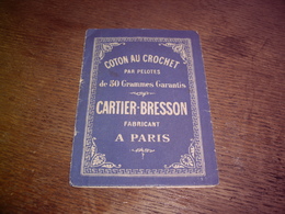 CROCHET - BRODERIE - CARTIER BRESSON  - BRODERIES MODELES N. ALEXANDRE COTON AU CROCHET - Cross Stitch