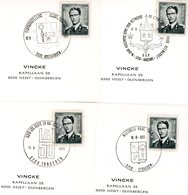Ligue Familles Nombreuses & Scouts : Cachets Tongeren - Hoegarden - Aarschot - Eernegem - Commemorative Documents