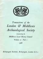 Transactions Of London Middlesex Archaeological Society Volume 22  1968 - Culture