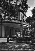 010499 "CALTANISETTA - GRAND HOTEL CONCORDE - VILLA MASSONE"  AUTO, VERA FOTO. CART  SPED 1957 - Caltanissetta