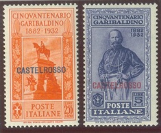 ITALIA COLONIE CASTELROSSO  SASS. 30 - 39 NUOVI - Castelrosso