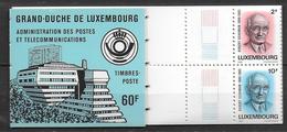 LUXEMBOURG - 1986 - CARNET COMPLET (BLEU) YVERT N° 1106/1107 ** MNH - - Postzegelboekjes