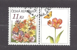 Czech Republic 2007 ⊙ Mi 510 Zf Sc 3340 Flowers Congratulation Bouquet. Tschechische Republik. C2 - Gebraucht
