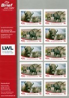 Germany 2019, Reprint From 2017:  Dinosaurs, Prehistoric Animals, Bison, MINT M/S - Prehistorisch