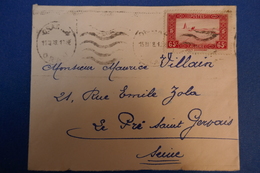 B 133 ALGERIE  BELLE LETTRE  1938  ORAN POUR FRANCE PRES ST GERVAIS - Cartas & Documentos