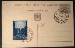 VATICANO 1945 CARTOLINA POSTALE - Cartas & Documentos