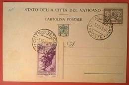 VATICANO 1945 CARTOLINA POSTALE - Cartas & Documentos