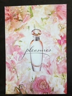 Ads Publicite Anglaise Magazine Recto Verso  Avec Rabat Pleasures Estee Lauder 21 X 29 Cm - Advertisings (gazettes)