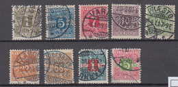 Dänemark Denmark Avis Mi# 1-9 X Used - Revenue Stamps
