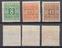 Dänemark Denmark Avis Mi# 11-13 * Mint - Fiscali