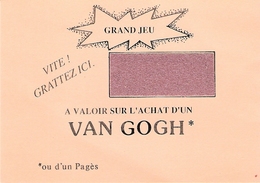 PAGES Grand Jeu Van Gogh Numérotée 75/100 - Pages