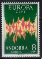 1972 Spanish Andorra Europa CEPT Stars MNH** MI 71 - Ongebruikt