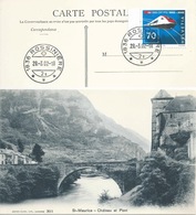 St.Maurice - Château Et Pont  (LT Rossinière)          Ca. 1910 / 2002 - VS Valais