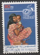 Djibouti Dschibuti 1997 Mi. 632 Obl. UNICEF RARE - Yibuti (1977-...)