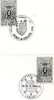 COB 1447 : Cachet Spécial Prévente Pont-à-Celles / & Cachet Spécial Aalst (Alost) 25-5-1968 - Commemorative Documents