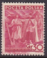 Poland 1938 30 Gr Fi 315 Mk Printers Waste!! - Varietà E Curiosità