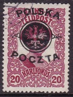POLAND 1918 Lublin Fi 18 Used Signed Petriuk - Usados