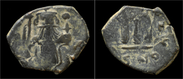 Constans II AE Follis - Byzantinische Münzen