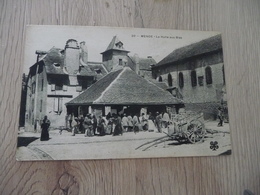 CPA 48 Lozère Mende La Halle Aux Blés - Mende