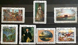 CUBA 1972 Paiting Used Stamps - Collections, Lots & Séries