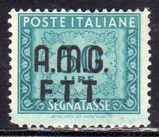 TRIESTE A 1947 1949 AMG-FTT SOPRASTAMPATO D'ITALIA ITALY OVERPRINTED SEGNATASSE POSTAGE DUE TAXES TASSE LIRE 50 MNH - Segnatasse