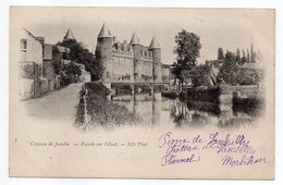 JOSSELIN--1902--Chateau De Josselin--Façade Sur L'Oust  --carte Précurseur..............à Saisir - Josselin