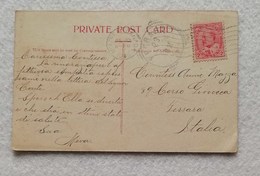 Cartolina Postale Privata Da Montreal Per Ferrara (Ita) 1906 - Brieven En Documenten