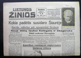 Lithuanian Newspaper/ Lietuvos žinios No. 102 (6262) 1940.05.07 - Informations Générales