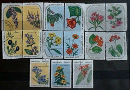 CUBA 1969-70 Flovers Used Stamps - Collezioni & Lotti