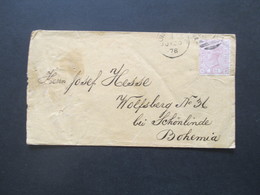GB / England 1878 2 1/2d London Nach Wolfsberg Bei Schönlinde Stempel A.T. Katsch 29, Basinghall Street London - Storia Postale