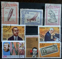 CUBA 1977-79 Meni Diferent Used Stamps - Colecciones & Series