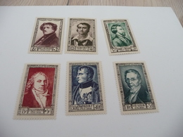 TP France  Sans Charnière Série  891 à 896 Adhérences Légères Sur Un TP - Unused Stamps