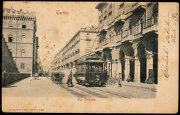 TORINO  - VIA CERNAIA - LINEA DEI VIALI  91 - 1904 - Trasporti