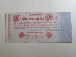REICHSBANKNOTE Mark 1923 - Sonstige & Ohne Zuordnung