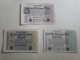 X3 Billets Million Mark 1923 - Altri & Non Classificati