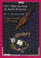 CPM.   XVème Fête Du Livre De Saint-Etienne.   Le Tour Du Monde En 80 Langues.   Postcard. - Bourses & Salons De Collections