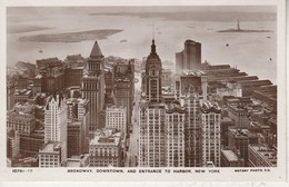 USA - NEW YORK - Broadway, Downtown, And Entrance To Harbor - Broadway