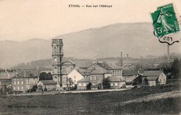 88  ETIVAL  Vue Sur L'Abbaye  (vue Prise Du Vivier) - Etival Clairefontaine