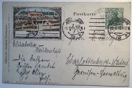 OLYMPIC GAMES 1916: "BERLIN GRUNEWALD DEUTSCHES STADION 1913" RR !(PP Ganzsache Sport Deutsches Reich Sonderstempel - Zomer 1912: Stockholm