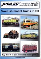 Catalogue JECO AB 2010-11 Swedish Model Trains In HO 1/87 - En Anglais Et En Suédois - Unclassified