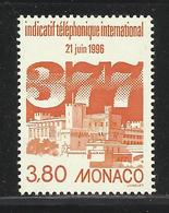 MONACO , 3.80 Frs , 21/026/1996 , Mise En Service De L'indicatif Téléphonique International, 1996 , N° YT 2050 , NEUF ** - Unused Stamps
