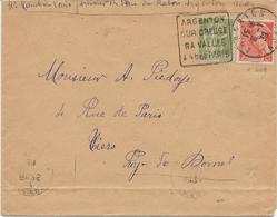LETTRE OBLITERATION DAGUIN - ARGENTON SUR CREUSE -SA VALLEE A 4 H DE PARIS 1939 - Mechanical Postmarks (Other)