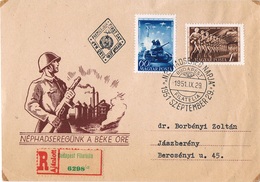 FDC Guerre Armee War Army  Ungarn Hungary Hongrie 1951 - Briefe U. Dokumente