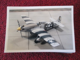 CAGI3 Format Carte Postale Env 15x10cm : SUPERBE (TIRAGE UNIQUE) PHOTO MAQUETTE PLASTIQUE 1/48e P-51D MUSTANG USAF - Flugzeuge