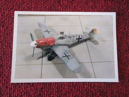 CAGI3 Format Carte Postale Env 15x10cm : SUPERBE (TIRAGE UNIQUE) PHOTO MAQUETTE PLASTIQUE 1/48e ME109 F LUFTWAFFE - Vliegtuigen