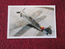 CAGI3 Format Carte Postale Env 15x10cm : SUPERBE (TIRAGE UNIQUE) PHOTO MAQUETTE PLASTIQUE 1/48e FOCKE-WULF 190D LONG NEZ - Vliegtuigen