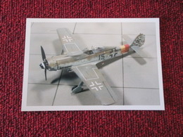 CAGI3 Format Carte Postale Env 15x10cm : SUPERBE (TIRAGE UNIQUE) PHOTO MAQUETTE PLASTIQUE 1/48e FOCKE-WULF 190D LONG NEZ - Avions