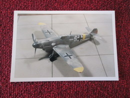 CAGI3 Format Carte Postale Env 15x10cm : SUPERBE (TIRAGE UNIQUE) PHOTO MAQUETTE PLASTIQUE 1/48e ME-109F/G ? LUFTWAFFE - Vliegtuigen