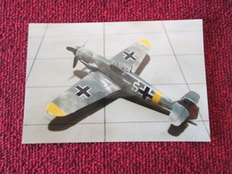 CAGI3 Format Carte Postale Env 15x10cm : SUPERBE (TIRAGE UNIQUE) PHOTO MAQUETTE PLASTIQUE 1/48e ME-109F/G ? LUFTWAFFE - Vliegtuigen